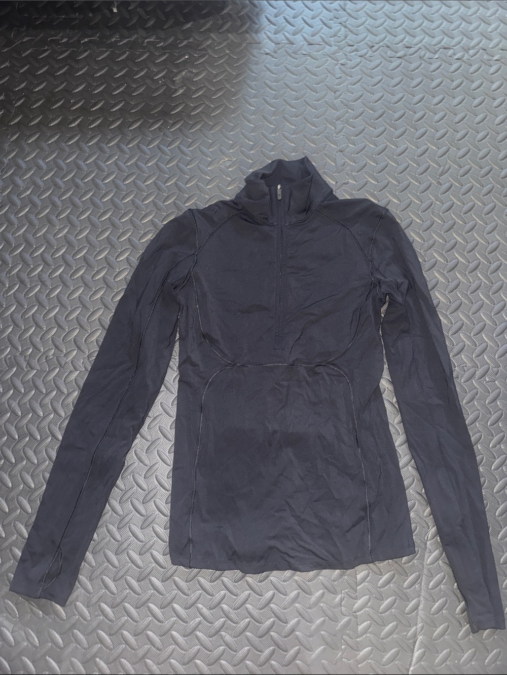 lululemon athletica Black Long-Sleeve Half-Zip Pullover